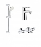 Набор смесителей для ванны Grohe BauLoop хром 34550TS