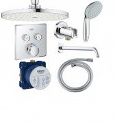 Душевая система скрытого монтажа Grohe SmartControl хром 34614SC1