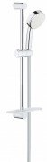 Душевой гарнитур Grohe New Tempesta Cosmopolitan 100 I с полочкой  душевая штанга 600 мм хром 26083002