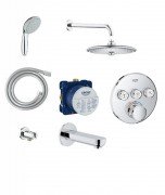 Душевой набор для ванны Grohe SmartControl на 3 потребителя хром 34614SC3