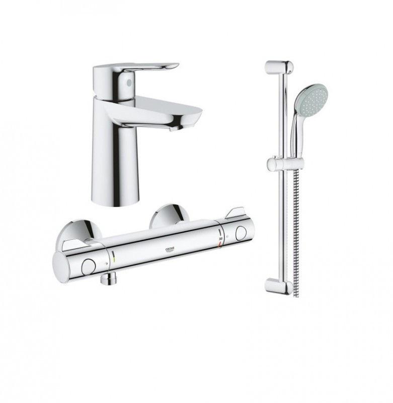 Набір змішувачів для душу Grohe хром 34105TS
