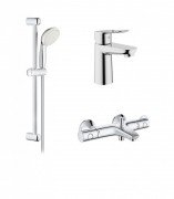 Набор смесителей для ванны Grohe BauLoop хром 34550TS