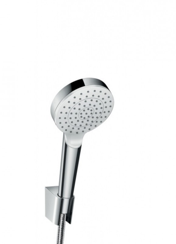 Душевой гарнитур с настенным держателем Hansgrohe коллекция Crometta 1jet 1 25 м хром/белый 26567400