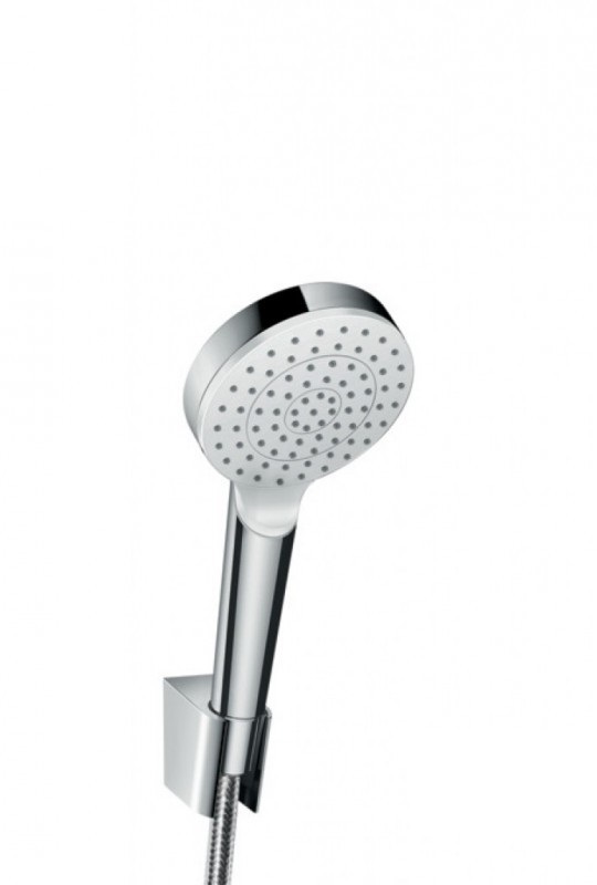 Душевой гарнитур с настенным держателем Hansgrohe коллекция Crometta EcoSmart 1jet 1 6 м хром/белый 26569400