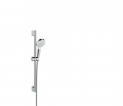 Душовий гарнітур зі штангою Hansgrohe колекція Crometta 1jet 0 65 м хром / білий 26533400