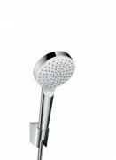 Душевой гарнитур с настенным держателем Hansgrohe коллекция Crometta 1jet 1 25 м хром/белый 26567400