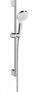 Душовий гарнітур зі штангою Hansgrohe колекція Crometta Vario 0 65 м хром / білий 26532400