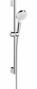 Душовий гарнітур зі штангою Hansgrohe колекція Crometta Vario 0 65 м хром / білий 26532400