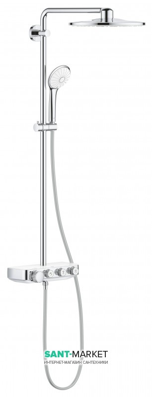 Душова система Grohe Euphoria SmartControl 310 DUO з термостатом біла місяць 26507LS0