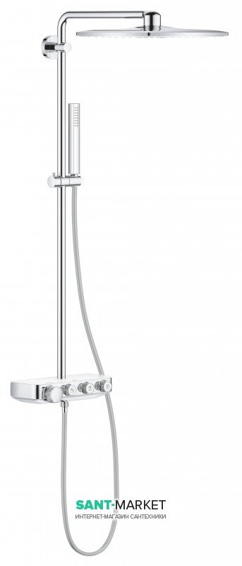 Душевая система Grohe Euphoria SmartControl 310 DUO Cube с термостатом белая луна 26508LS0