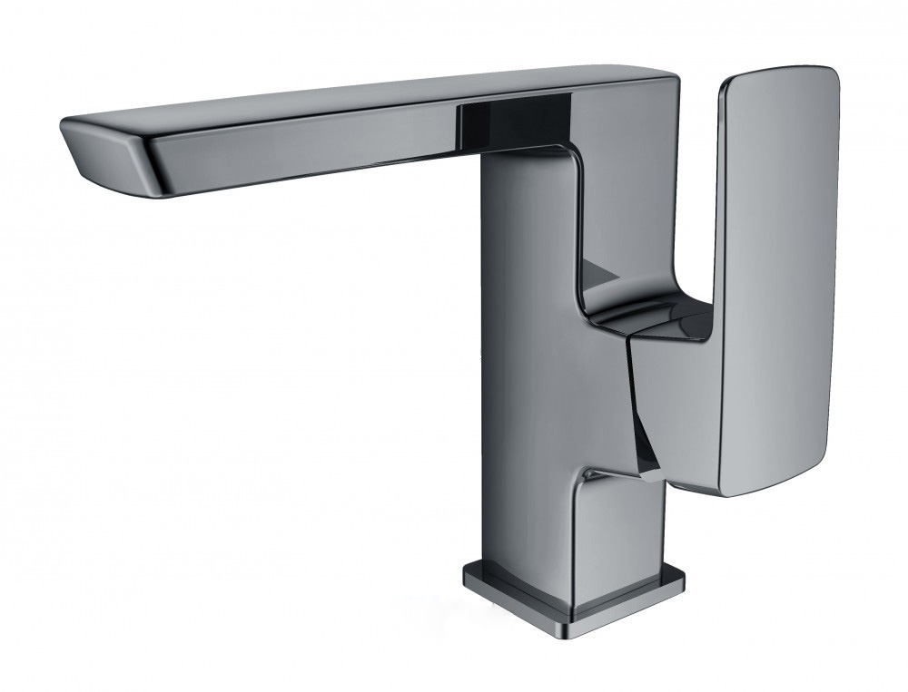 Смеситель для раковины однорычажный Imprese Grafiky черный никель ZMK041807012