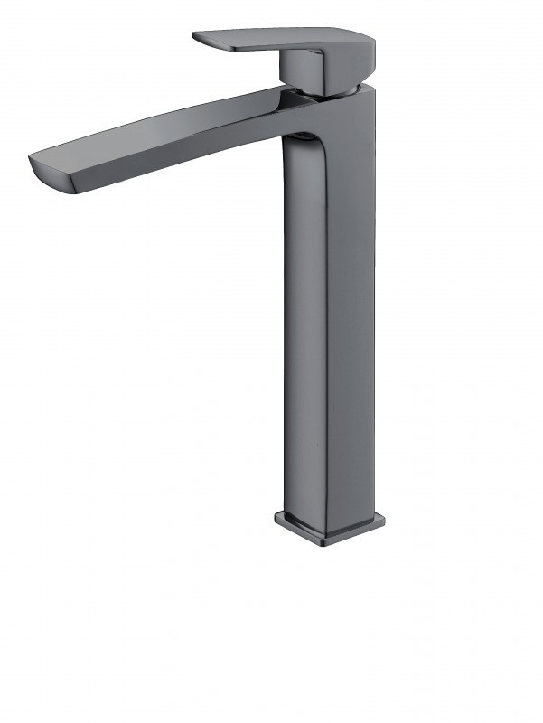 Смеситель для раковины однорычажный высокий Imprese Grafiky черный никель ZMK041807011