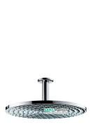 Верхній душ з тропічним душем Hansgrohe колекція Raindance S 300 Air EcoSmart 1jet хром 26600000
