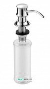 Дозатор для жидкого мыла врезной Imprese Podzima Ledove хром ZMK01170130
