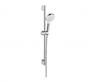 Душовий гарнітур зі штангою Hansgrohe колекція Crometta Vario Green хром / білий 26555400