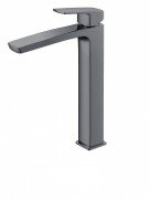 Смеситель для раковины однорычажный высокий Imprese Grafiky черный никель ZMK041807011