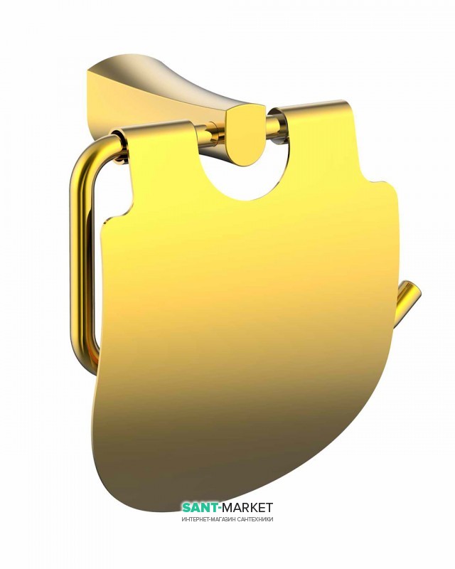 Держатель для туалетной бумаги Imprese Cuthna золото 140280 zlato