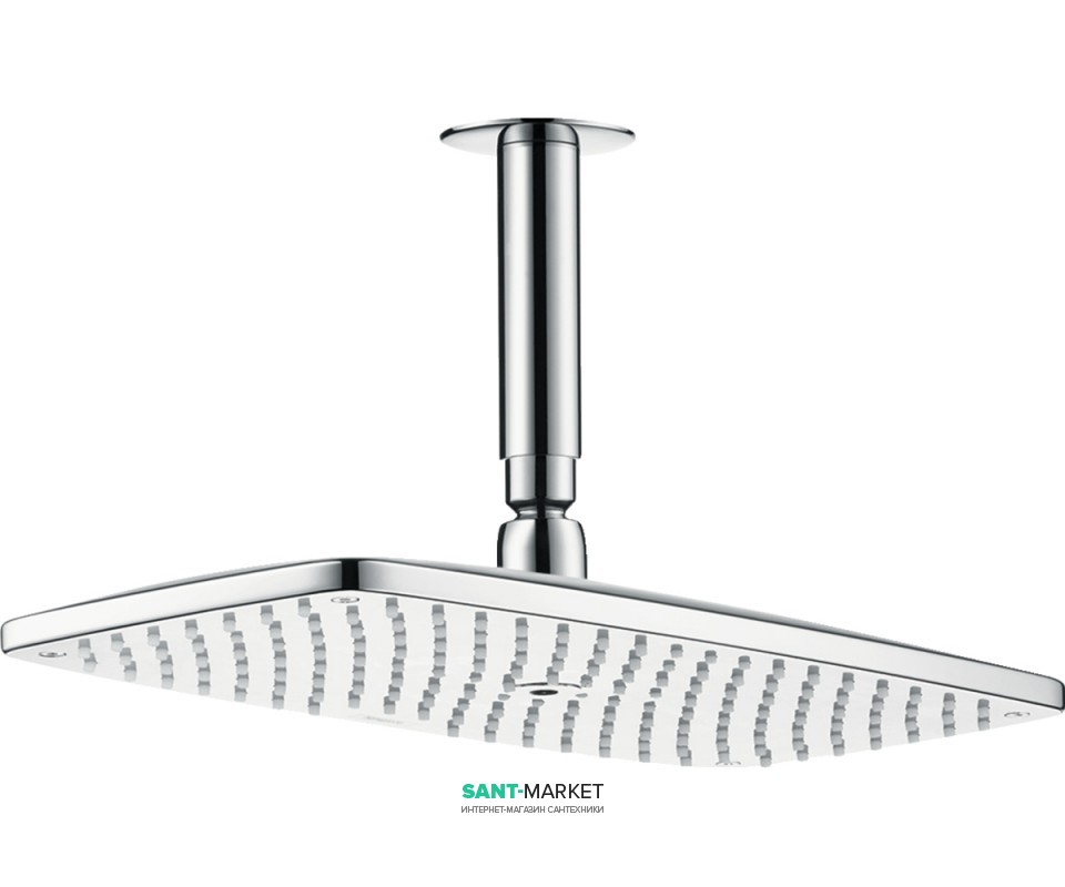 Верхний душ с тропическим душем Hansgrohe коллекция Raindance E AIR EcoSmart 360 1jet хром 26604000