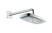 Верхній душ з тропічним душем Hansgrohe колекція Raindance Select Е EcoSmart 300 2jet хром 26609000