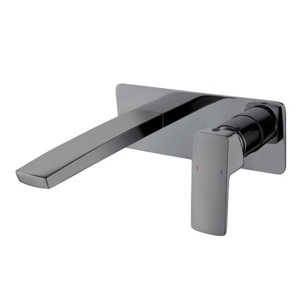 Смеситель для раковины однорычажный Imprese Grafiky скрытый монтаж черный никель ZMK041807030