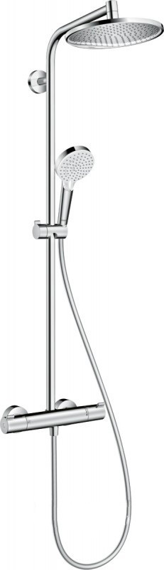 Душевая система Hansgrohe коллекция Crometta S Showerpipe 240 1jet с термостатом хром 27267000