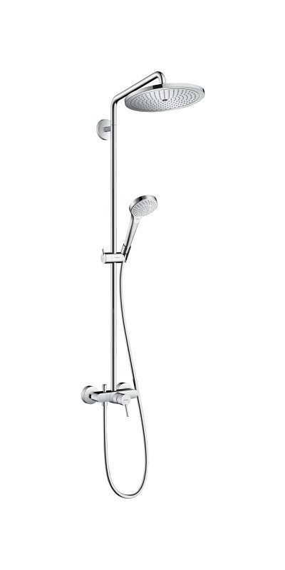 Душевая система Hansgrohe коллекция Croma Select S Showerpipe 280 1jet с однорычажным смесителем хром 26791000
