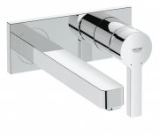 Змішувач для раковини одноважеля настінний прихований Grohe Lineare хром 23444000