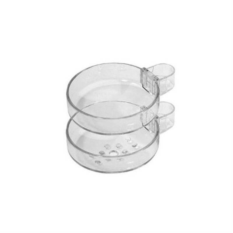 Мыльница двухместная Hansgrohe коллекция Cassetta S прозрачный 28675000