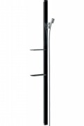 Штанга для душа с двумя полочками Hansgrohe коллекция Raindance E Unica хром/черный 27645600