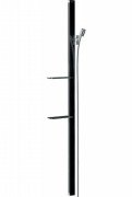 Штанга для душу з двома поличками Hansgrohe колекція Raindance E Unica хром / чорний 27645600