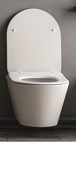 Унітаз підвісний Volle Aiva Rimless + Сидіння тверде Slim SoftClose 13-68-526