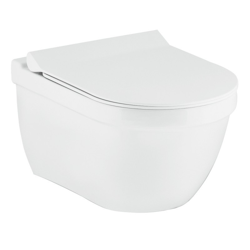 Унитаз подвесной Volle Solar Rimless + Сиденье твердое Slim SoftClose 13-93-363