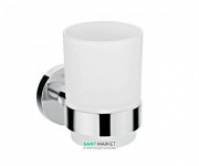Стакан для зубних щіток Hansgrohe Logis з власником хром / білий 41718000