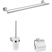 Набор аксессуаров 3 в 1 Hansgrohe коллекция Logis Universal хром 41727000