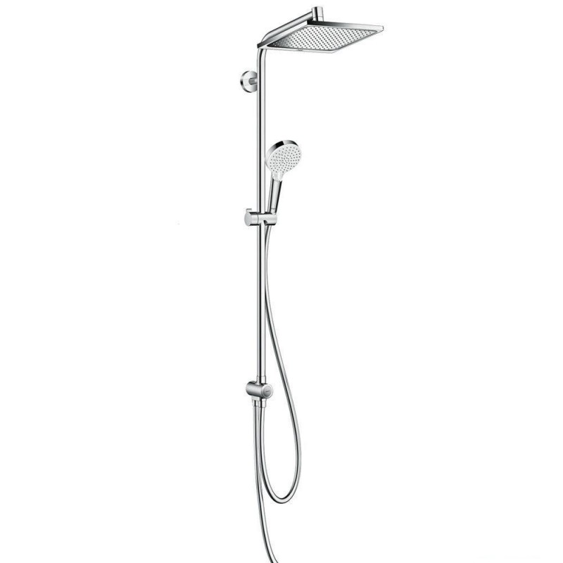 Душевая система Hansgrohe коллекция Crometta E Showerpipe EcoSmart Reno 240 1jet хром 27289000