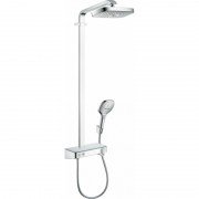 Душова система Hansgrohe колекція Raindance Select E Showerpipe EcoSmart 300 2jet з термостатом хром 27283000