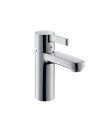 Смеситель для раковины однорычажный с донным клапаном Hansgrohe коллекция Metris S хром 31016000