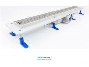 Душовою трап Styron Basic 700 сухий затвор з полірованої гратами Styron STY-B-70