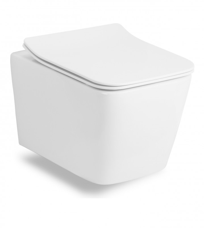 Унитаз подвесной безободковый Volle Libra Rimless со сиденьем Slim slow-closing 13-41-160