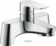 Смеситель однорычажный для ванны Hansgrohe коллекция Metris хром 31423000