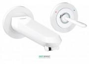 Смеситель для раковины однорычажный настенный Grohe Eurodisc Joy белая луна 19968LS0