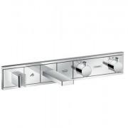 Змішувач з термостатом для ванни для 2 споживачів Hansgrohe колекція RainSelect хром 15359000