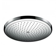 Лейка для верхнего душа с тропическим душем Hansgrohe коллекция Croma 1jet EcoSmart 280 мм хром 26221000