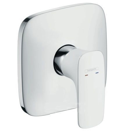 Змішувач для душа вбудовується Hansgrohe колекція PuraVida білий / хром 15677400