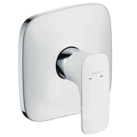 Смеситель для душа встраиваемый Hansgrohe коллекция PuraVida белый/хром 15677400