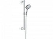 Душовий гарнітур зі штангою Hansgrohe колекція Raindance Select S 3jet 120 мм хром / білий 26320400