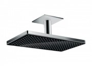 Верхній душ з тропічним душем Hansgrohe колекція Rainmaker Select 1jet 460 мм хром / чорний 24002600