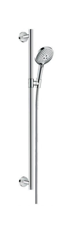 Душевой гарнитур со штангой Hansgrohe коллекция Raindance Select S EcoSmart/Unica Comfort 3jet 120 мм хром 26323000