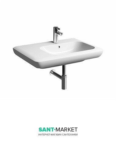 Раковина для ванної на тумбу Kolo Life 70 лівостороння з покриттям Reflex біла M21170900