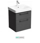 Тумба под раковину Kolo Traffic 60 с двумя ящиками серый дуб 89525000